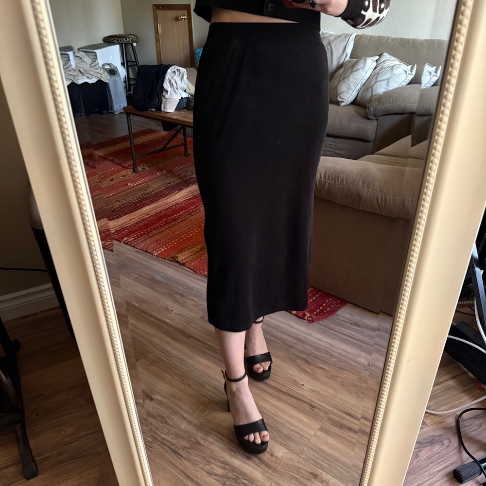 Elegant Black Women's Midi Pencil Skirt Sincerely Jules Work Skirt